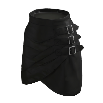 Black Strap Skirt