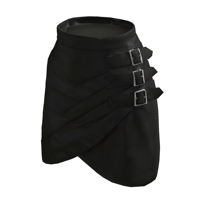 Black Strap Skirt