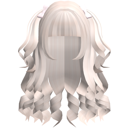  ♡ : blonde pretty princess long curly hair  Roblox item