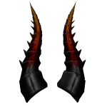 Infernal Fire Spiked Demon Horns