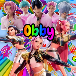 Obby guerreiras do kpop saja boys e huntrix ⚔️