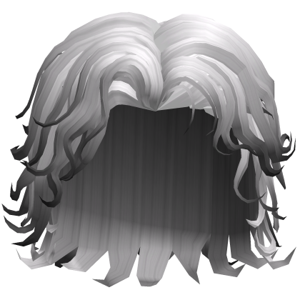 Wavey Black & White Surfer Male Curly Hair