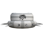 White Spiked Beanie
