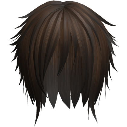 Layered Model Hair White Dark Brown Roblox item