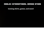 Roblox International Gaming Store