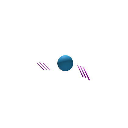 Blue Clown Nose with Blushes