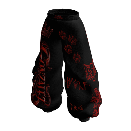 Baggy Pants Black Y2K TR4VI3SO