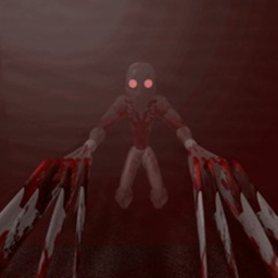 Escape the monster in the hallways !