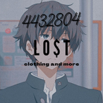 L O S T clothes