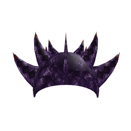 Purple Spiked Alien Drag Headpiece