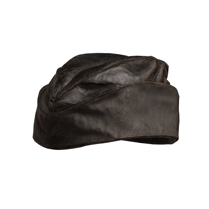 Worn Brown Army Hat