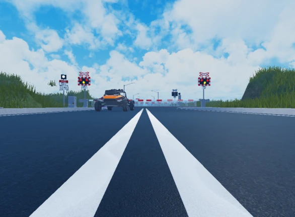 Trem Vs Carro! - Roblox