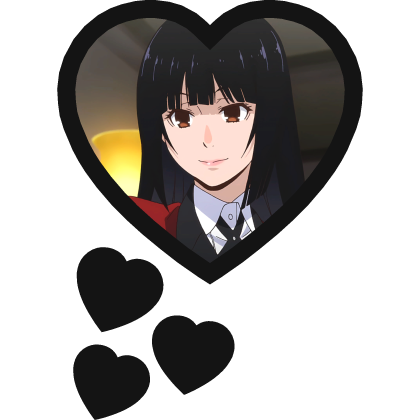 Yumeko Jabami Thinking Hearts Kakegurui