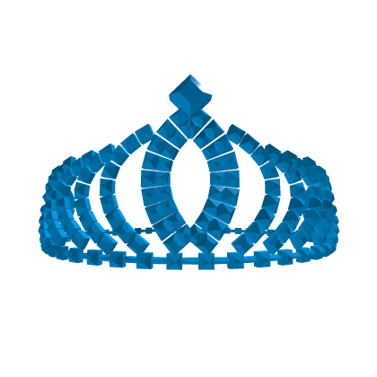 ✨Perfect Legitimate Crown Tiara Blue💎