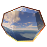 Oversized Retro Skybox Artifact