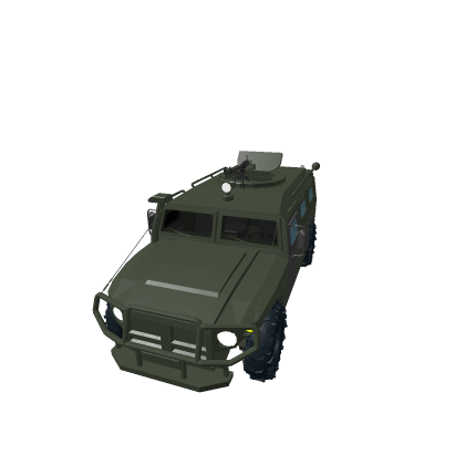 (BROKEN) Gaz Tigr (Comp's tank kit w/FE DShK)