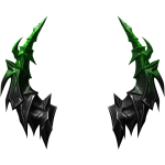 Green Warlord Horns