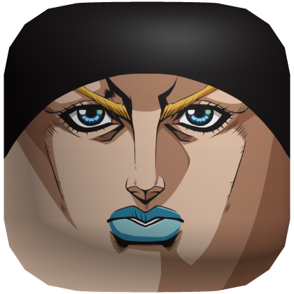 Johnny Joestar Face (Anime) [Open mouth]