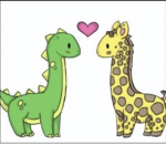 *aesthetic dino~giraffes*