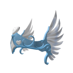 Kawaii Blue Valkyrie Helm