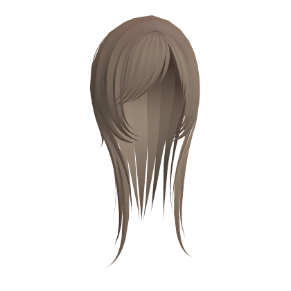 ♱ milk tea scene long razor layered hair Roblox item
