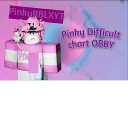Pinky Difficulty Chart Obby!