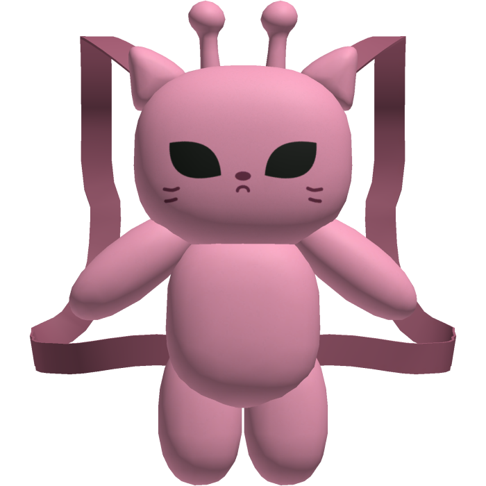 Pink Alien Cat Plushie [3.0]