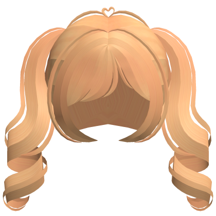 ˗ˏˋ ♡ curled fairy pigtails in light ginger