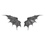 Ghost White Dragon Wings