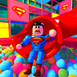 (NEW!) Superhero Inflatable Obby