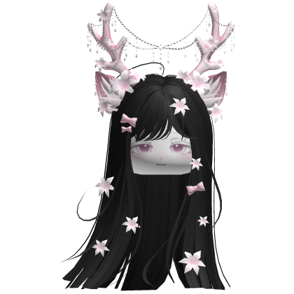 Ethereal Christmas Fairy Fawn Hair w/ Antlers