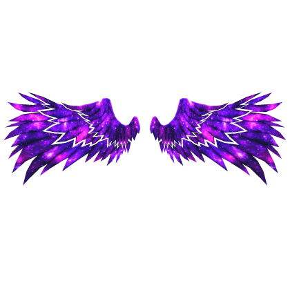 Cartoony Purple Galaxy Angel Wings🌌 Roblox item