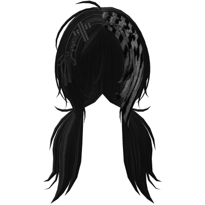 emo vkei striped studded zerba moe pigtails