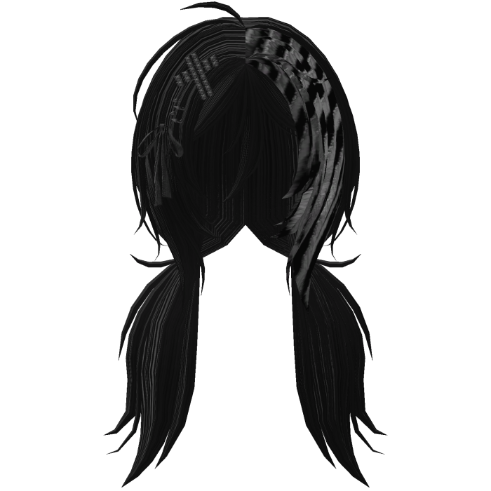 emo vkei striped studded zerba moe pigtails