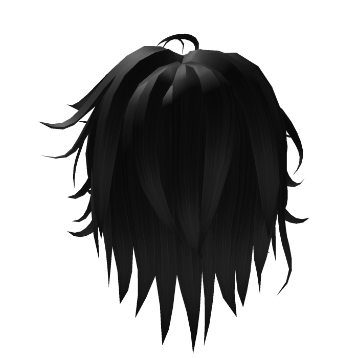 Shaggy Layered Wolf Cut - Jet Black
