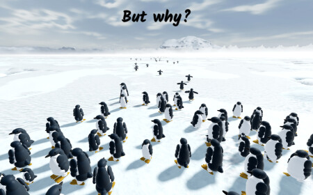 [BETA] Penguin Walk to Mountains 🐧
