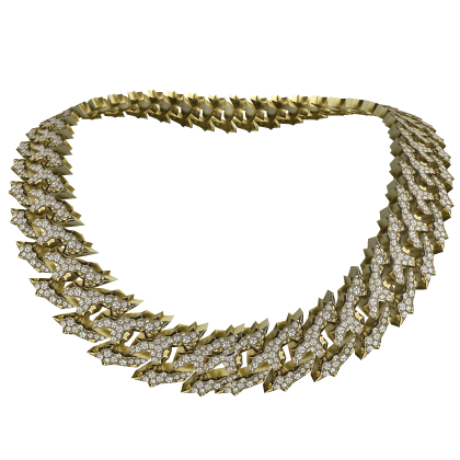 4.0 boy spiked cuban link NEW STYLE CHAIN Roblox item