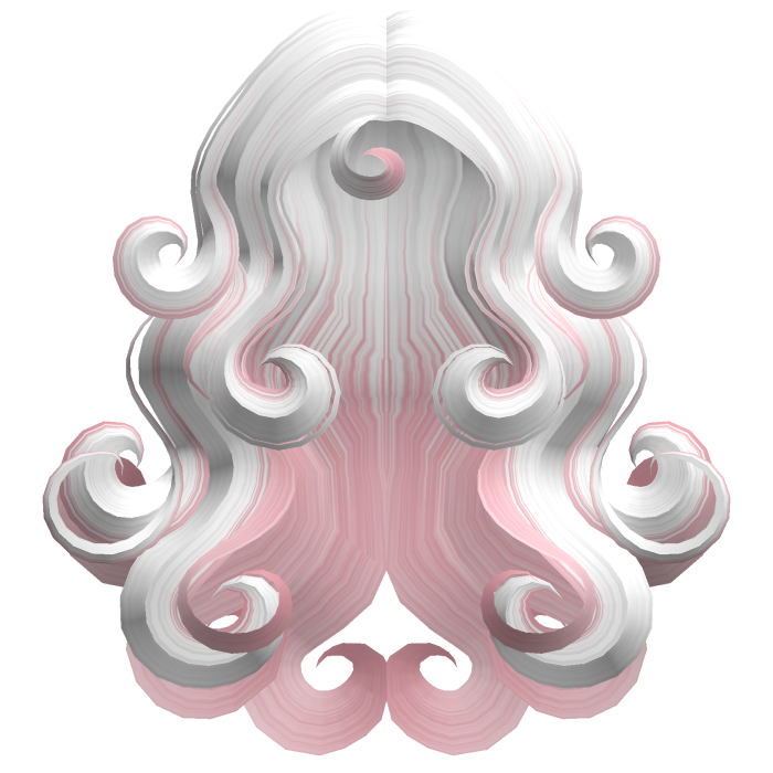 Mermaid Siren Swirls White&Pink