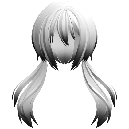 moe jellyfish anime flowy ponytails black white