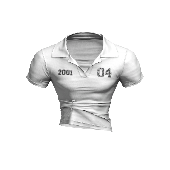Pinned Collared White Shirt