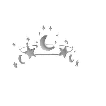 Crown Of Stars And Moons - Silver