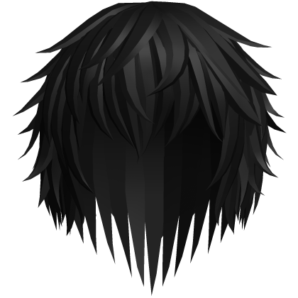 Black Vkei Emo Scene Hair