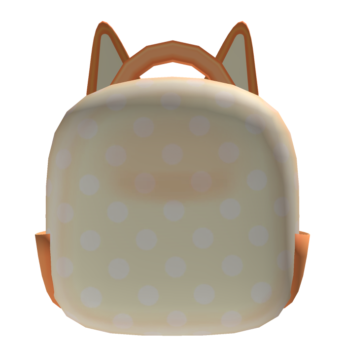 Kawaii Orange Puppy Backpack