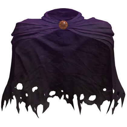 Worn Distressed Purple Paladin Cloak
