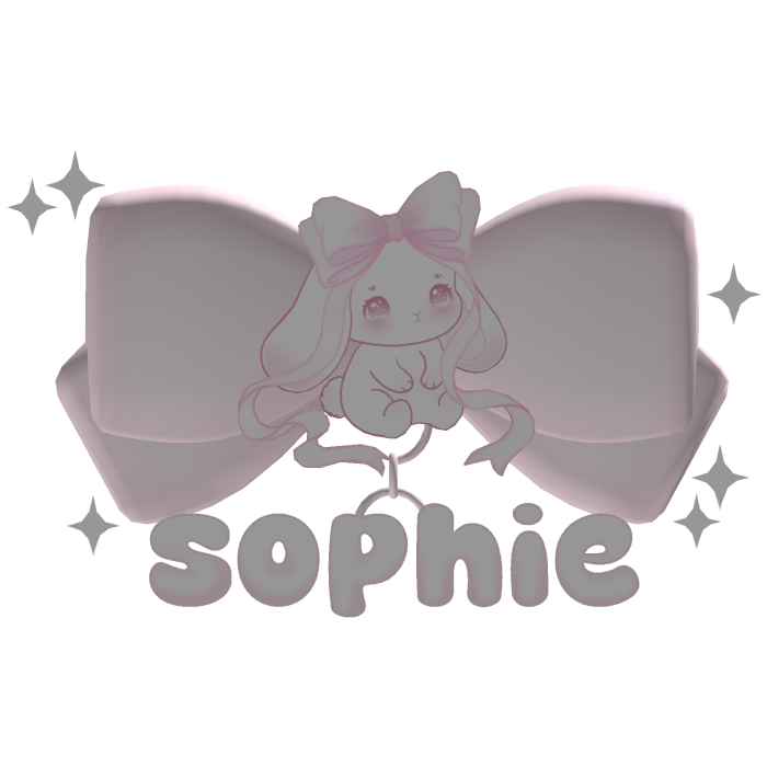 ๑˚︵sophie bow ♡ ˖°