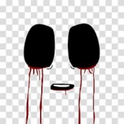 Scary face Roblox decal