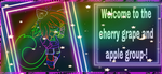 Cherry grape and apple group (fnaf gang)