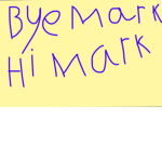 Bye mark!
