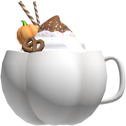 Cute Winter Pumpkin Spice Latte Fall Drink (White)