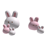 My Bunny Friends Pink